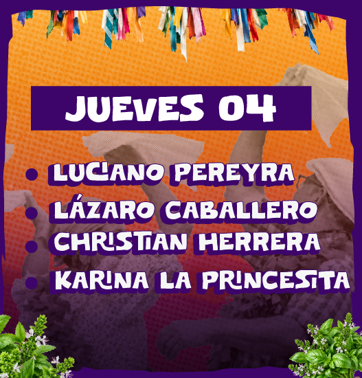 LUCIANO PEREYRA - LÁZARO CABALLERO - CHRISTIAN HERRERA - KARINA LA PRINCESITA